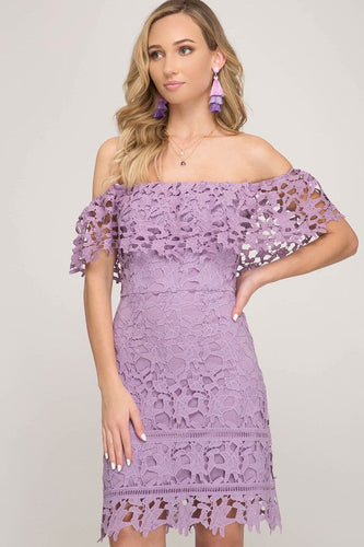 Paris Scalloped Lace Dress freeshipping - Belle Isabella Boutique
