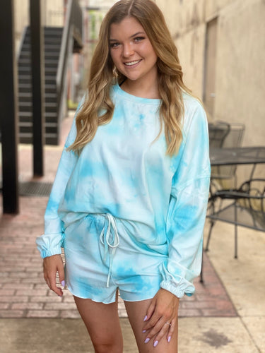 The Casual Chic Tie-Dye Loungewear Top freeshipping - Belle Isabella Boutique