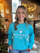 Load image into Gallery viewer, Tiffany Blue Graphic Sweatshirt
