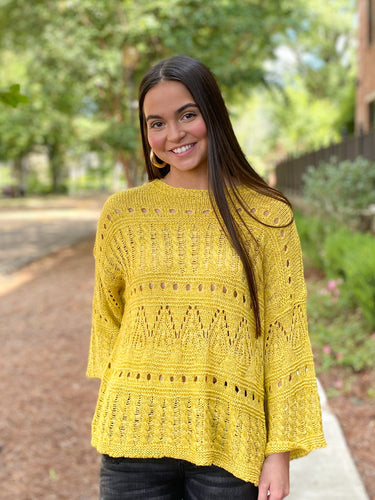 Sunshine Yellow Sweater freeshipping - Belle Isabella Boutique