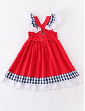 Load image into Gallery viewer, Delta Applique Baby Girl Dress
