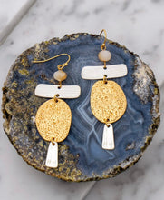Load image into Gallery viewer, Athena Topaz Stone Earrings
